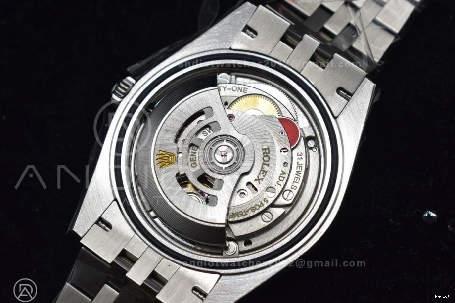 DIWF Best Steel 904L 126334 Dial DateJust on Jubilee 41 1:1 Black SA3235 Bracelet Stick Edition 0226